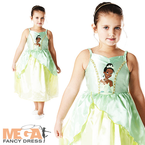 Girls Classic Disney Princess Tiana Fairytale Costume