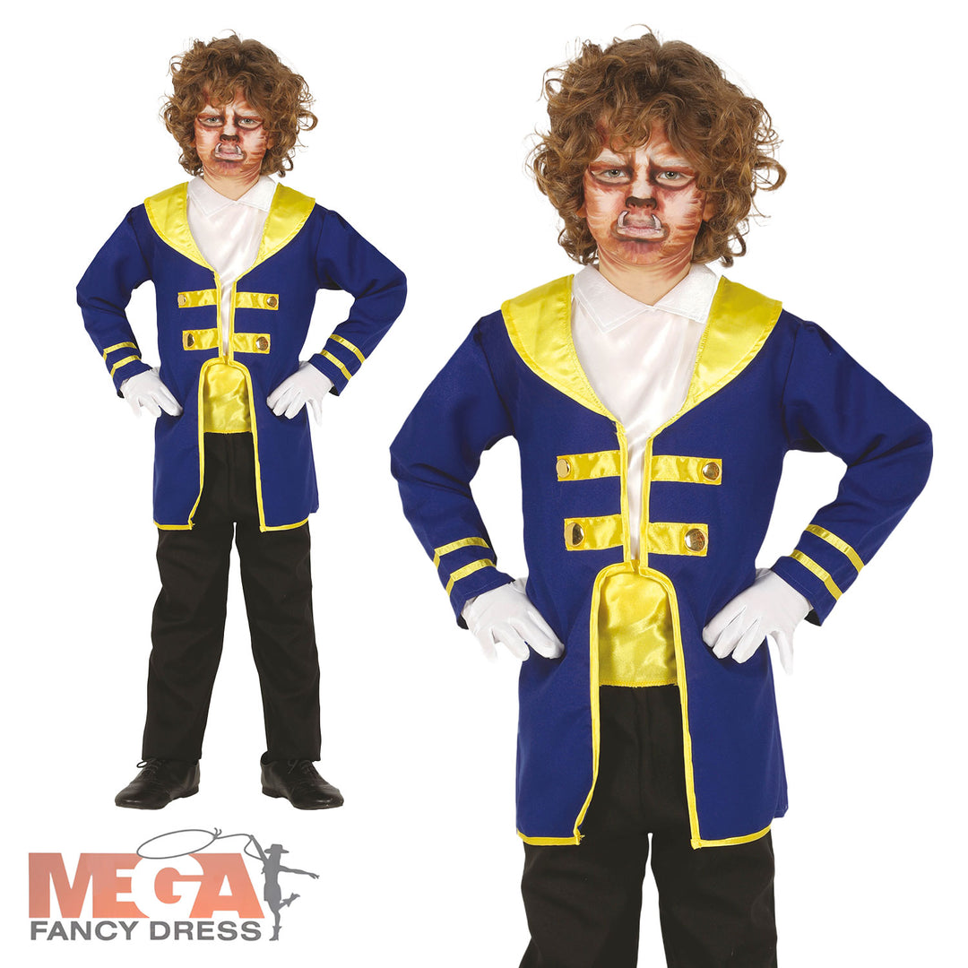 The Beast Kids Fairytale Movie Character Costume