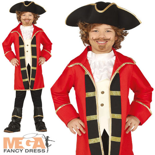 Swashbuckling Pirate Boys Fancy Dress Costume