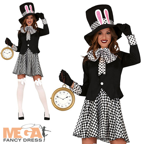 Ladies Crazy Hatter Alice in Wonderland Costume