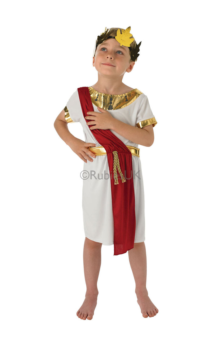 Boys Roman & Wreath Ancient Greek Caesar Costume