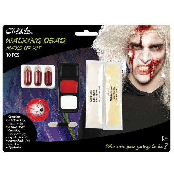 Walking Dead Zombie Make Up Kit Horror Makeup