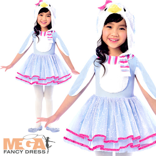 Blue Penguin Girls Costume