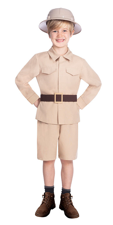 Boys Safari Explorer Jungle Zoo Keeper Uniform Costume