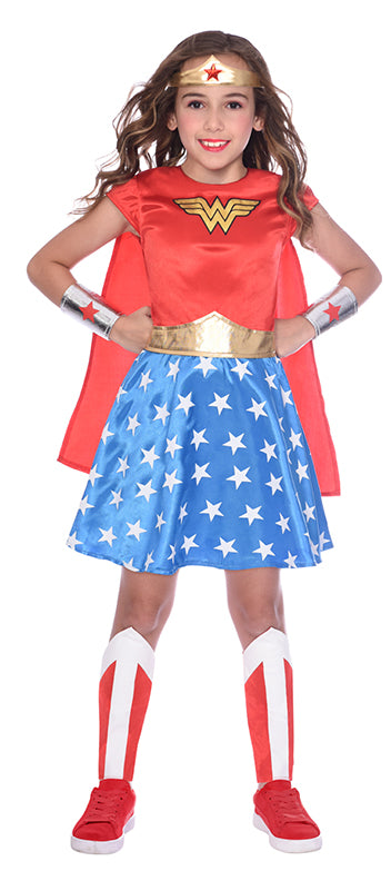 Classic Wonder Woman Girls Superhero Costume