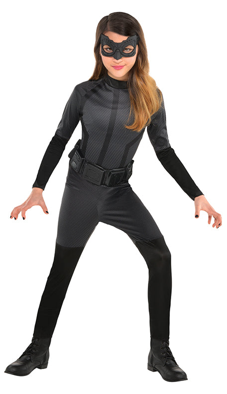 Girls Catwoman Batman Superhero DC Comic Fancy Dress Book Day Costume