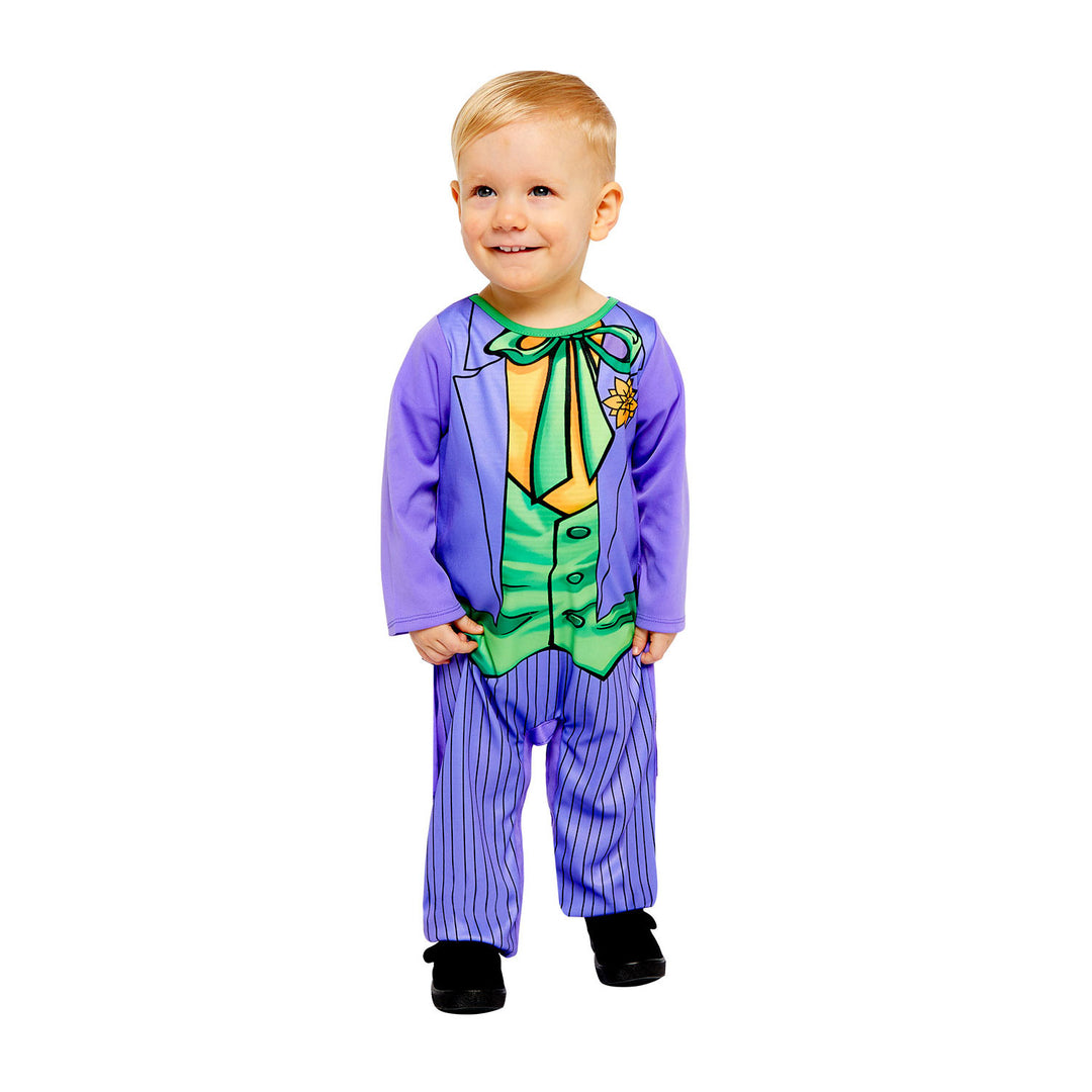 Joker Comic Book Style Super Villain Costume