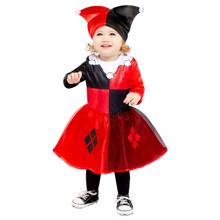 Toddler Girls Harley Quinn Comic Book Superhero Costume