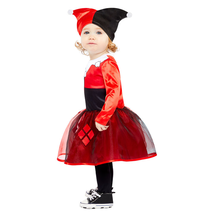 Toddler Girls Harley Quinn Comic Book Superhero Costume