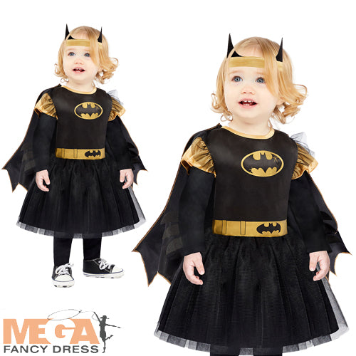 Girls Batgirl Comic Book Superhero Costume