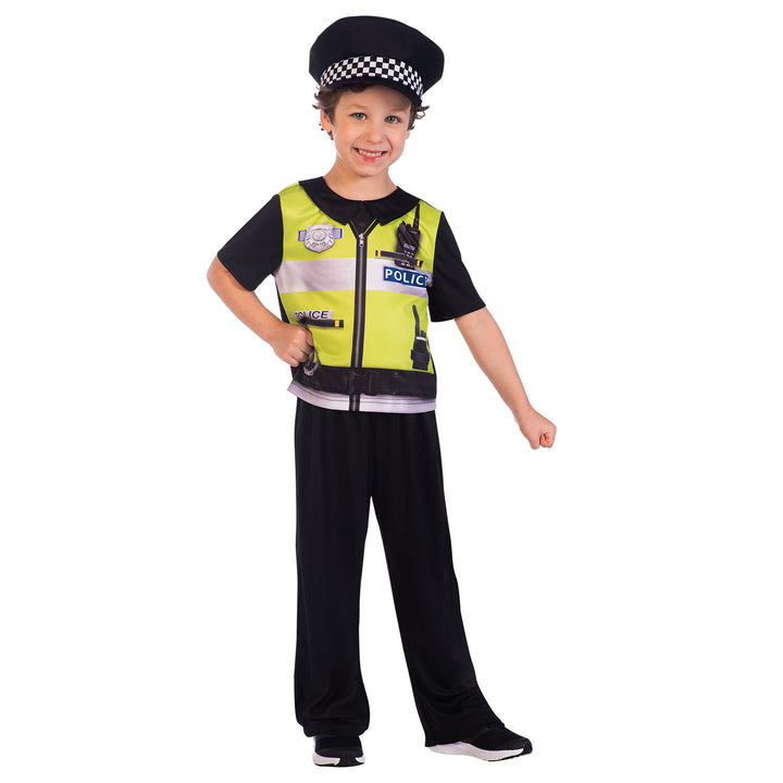 Boys Police Officer Uniform Costume