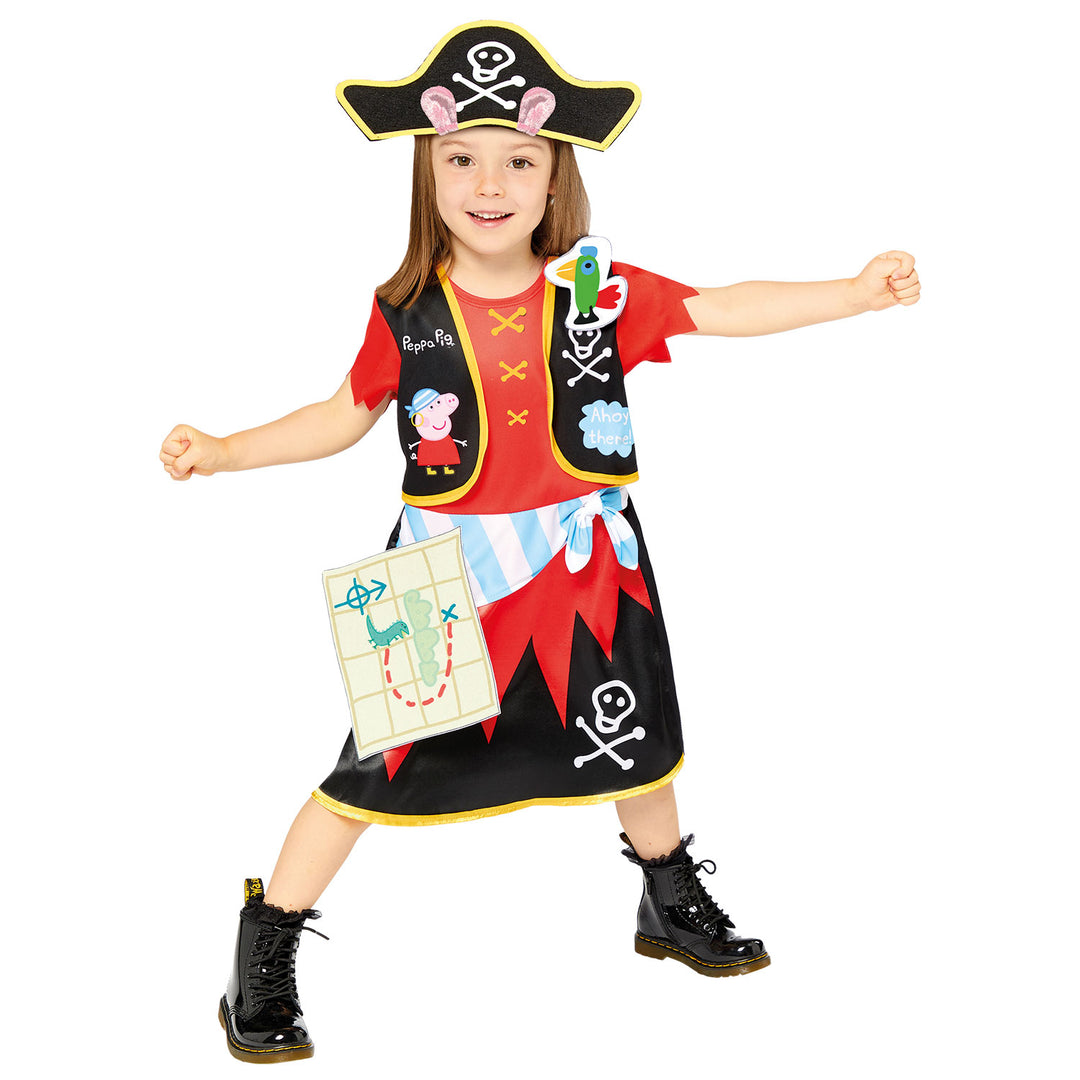 Girls Peppa Pig Pirate World Book Day Character Costume