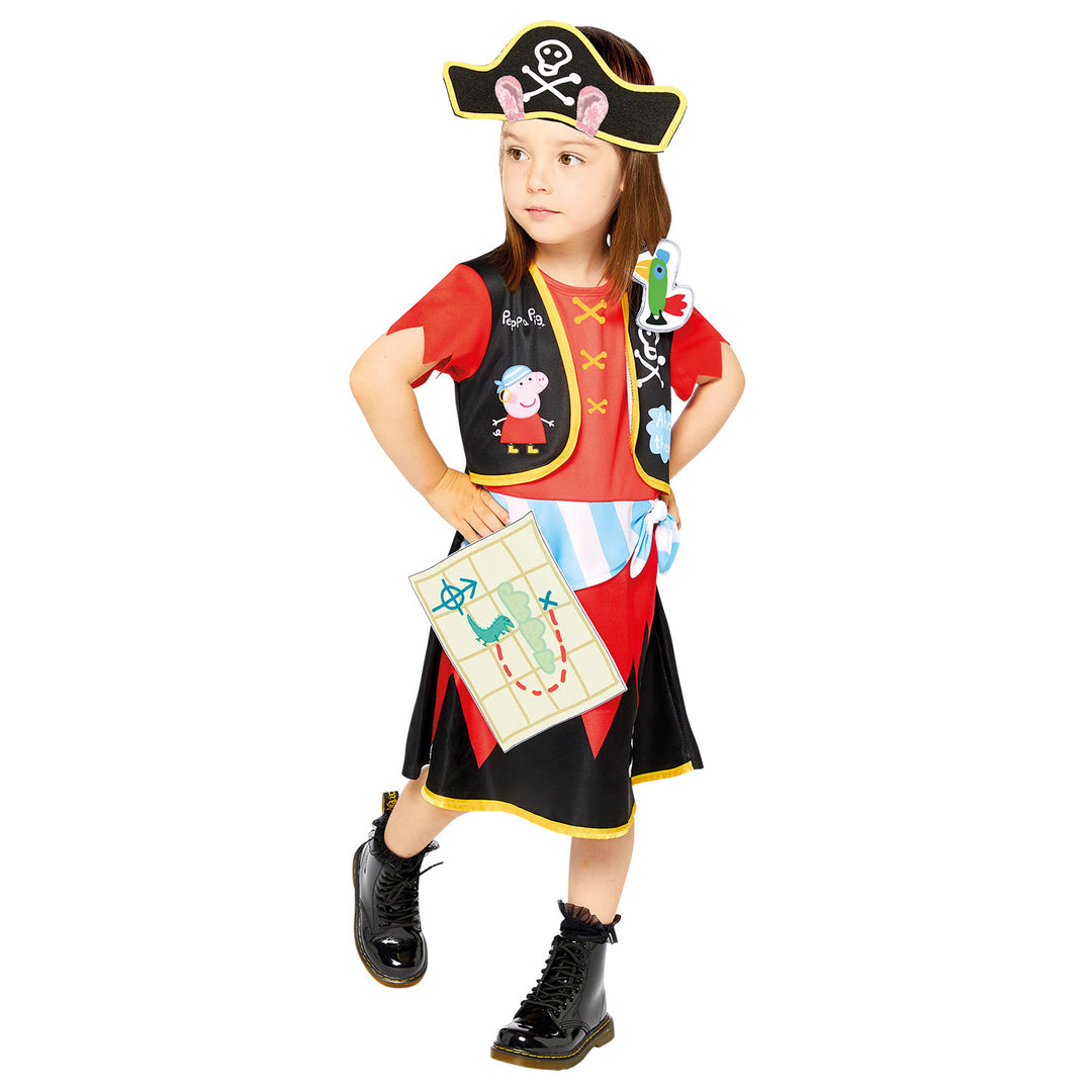Girls Peppa Pig Pirate World Book Day Character Costume