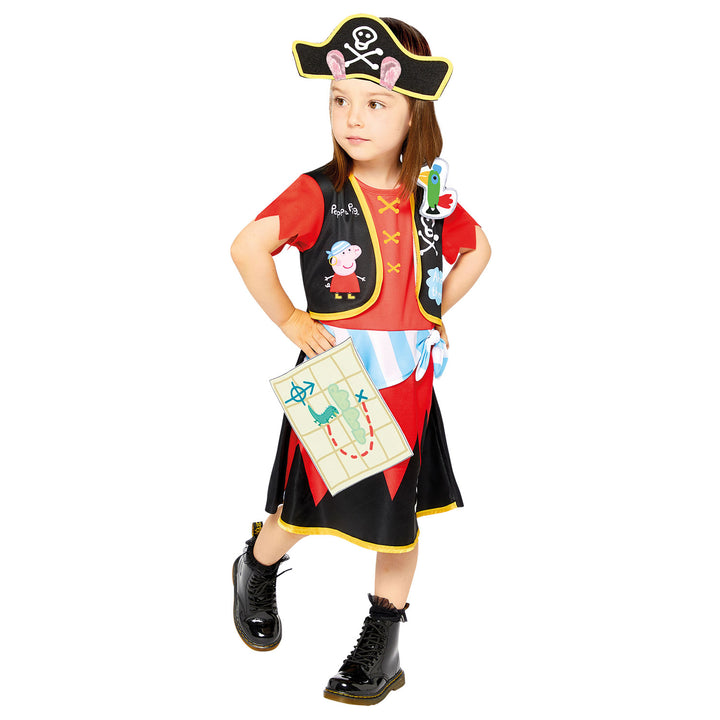 Girls Peppa Pig Pirate World Book Day Character Costume