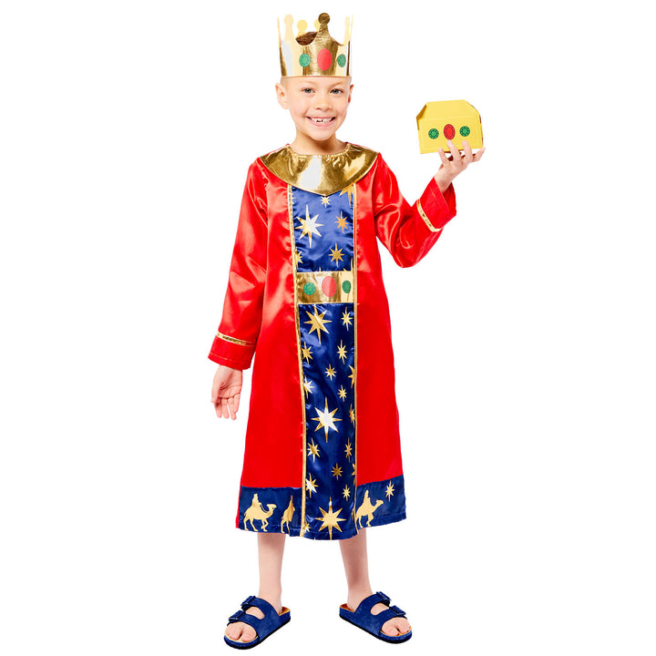 Boys Red Wise Man Christmas Nativity Costume