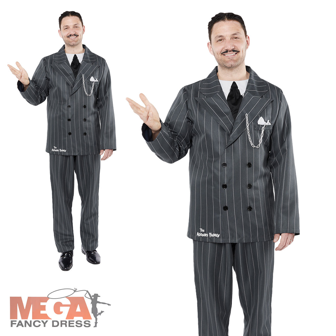 Licensed Addams Family Mens Gomez Costume