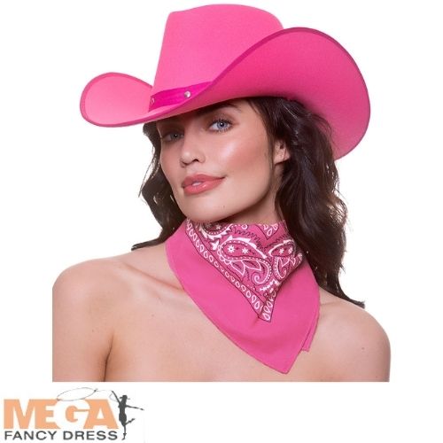 Pink Cowboy Bandana