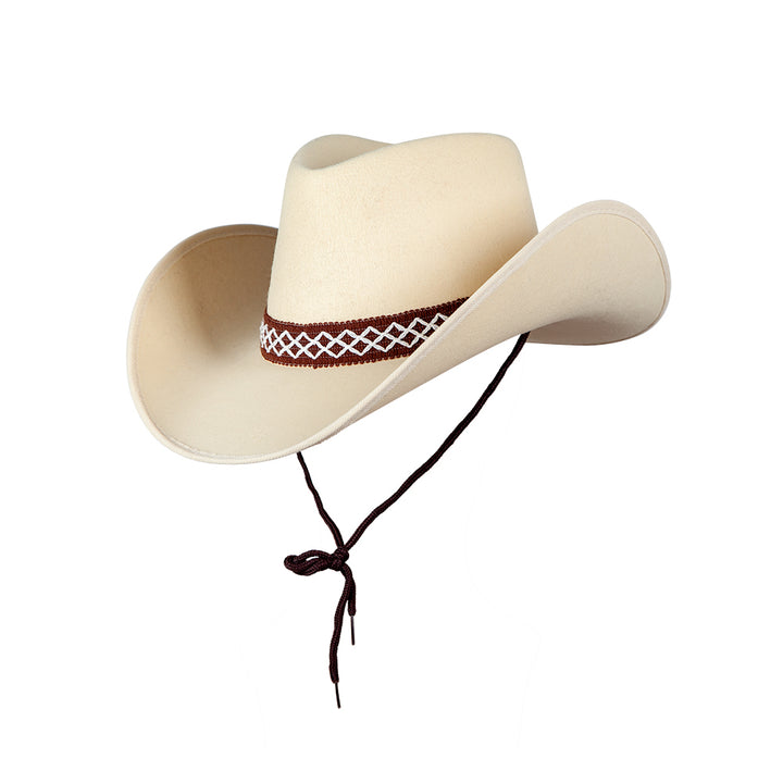 Classic Sand Texas Cowboy Hat for Men Western Accessory