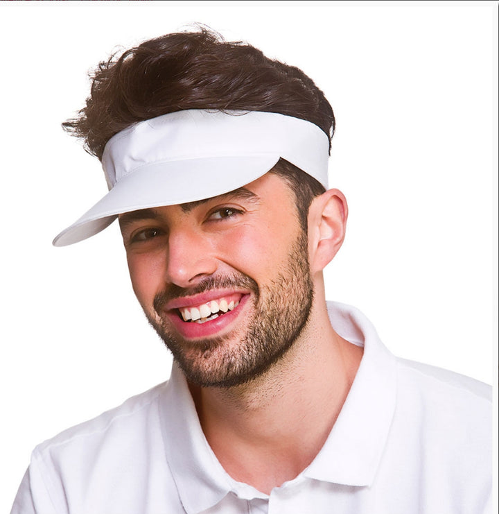 Adults White Golf Visor