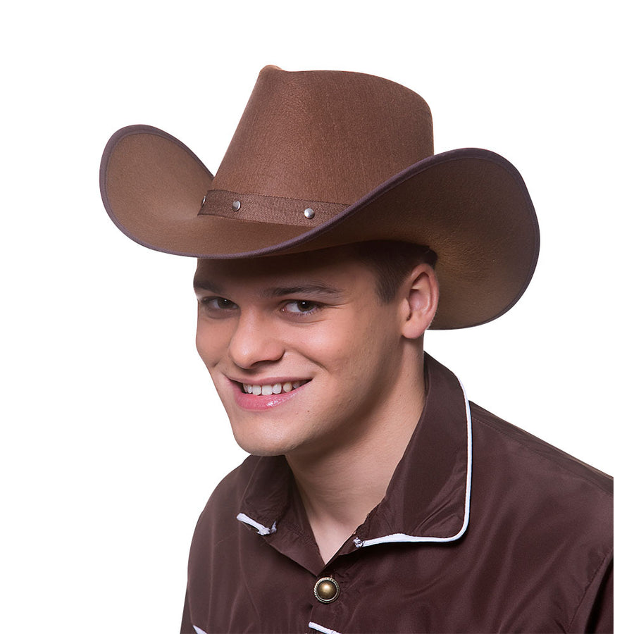 Dark Brown Texas Cowboy Hat