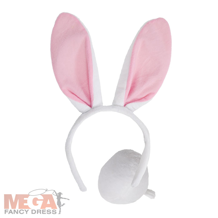 Kids White Easter Bunny - Ears & Tail