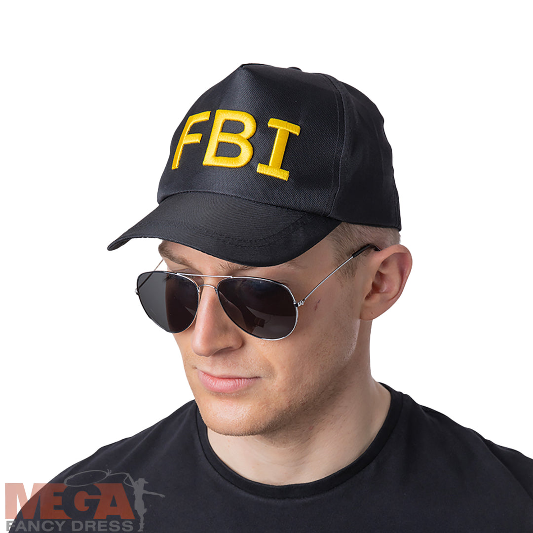 Mens Black F.B.I Investigation Cap