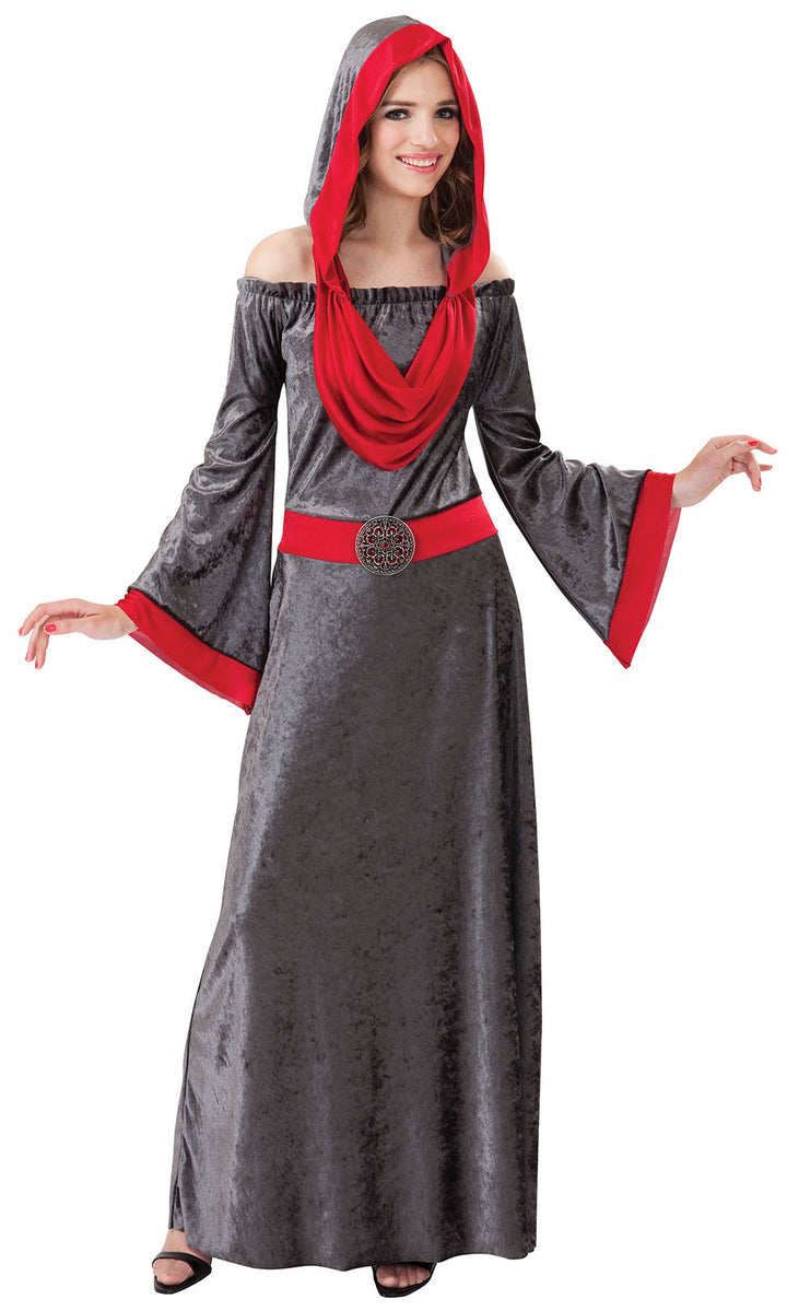 Ladies Gothic Medieval Halloween Vampire Princess Costume