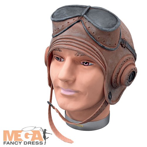 1940s WW2 Pilot Helmet Costume Accessory