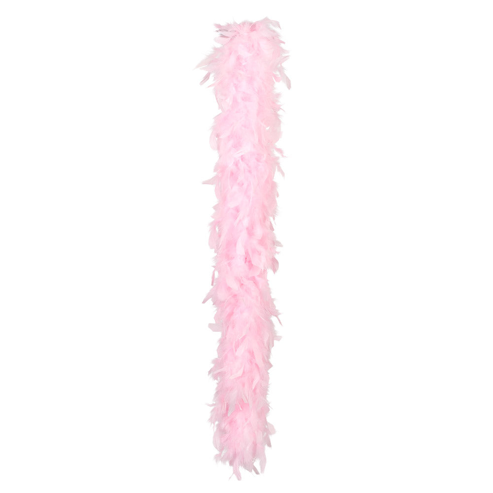 Ladies Baby Pink Feather Boa Festival Love Tour Hen Night Accessory