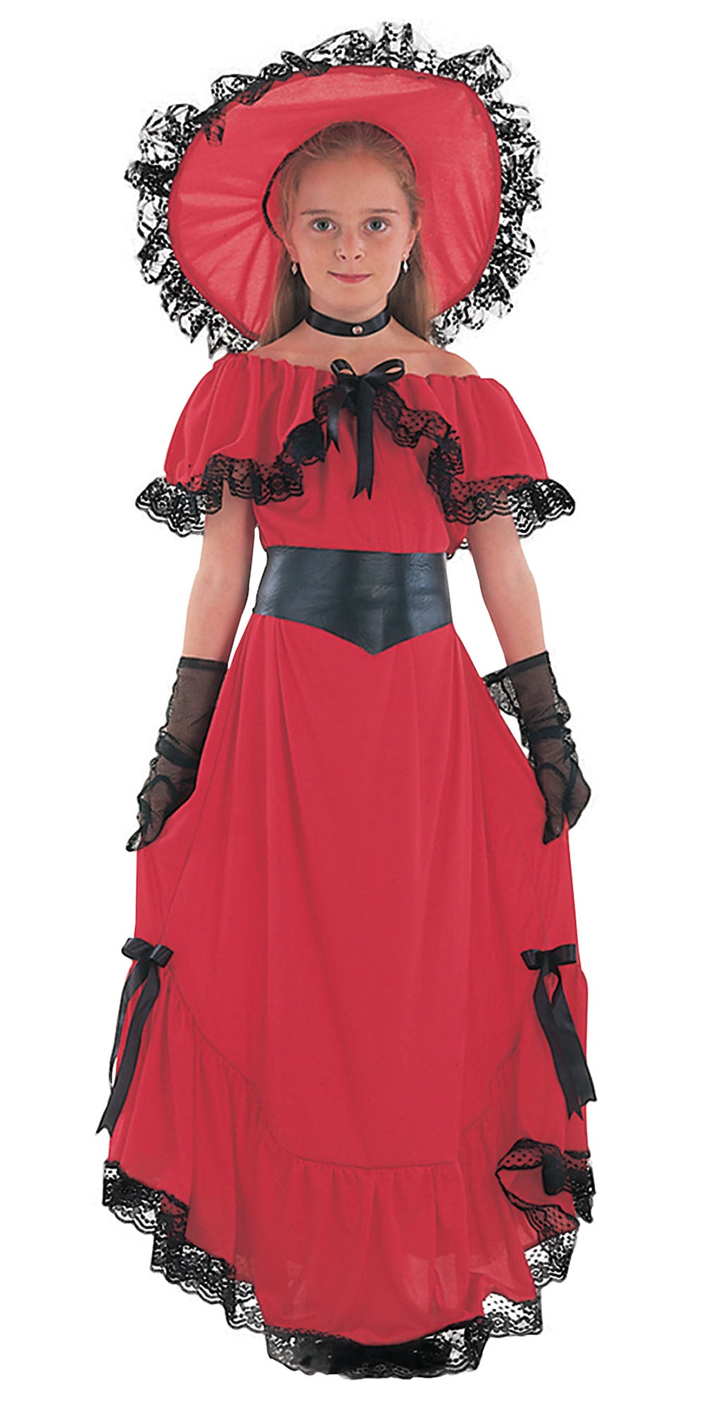 Girls Scarlett O'Hara Wild West Costume