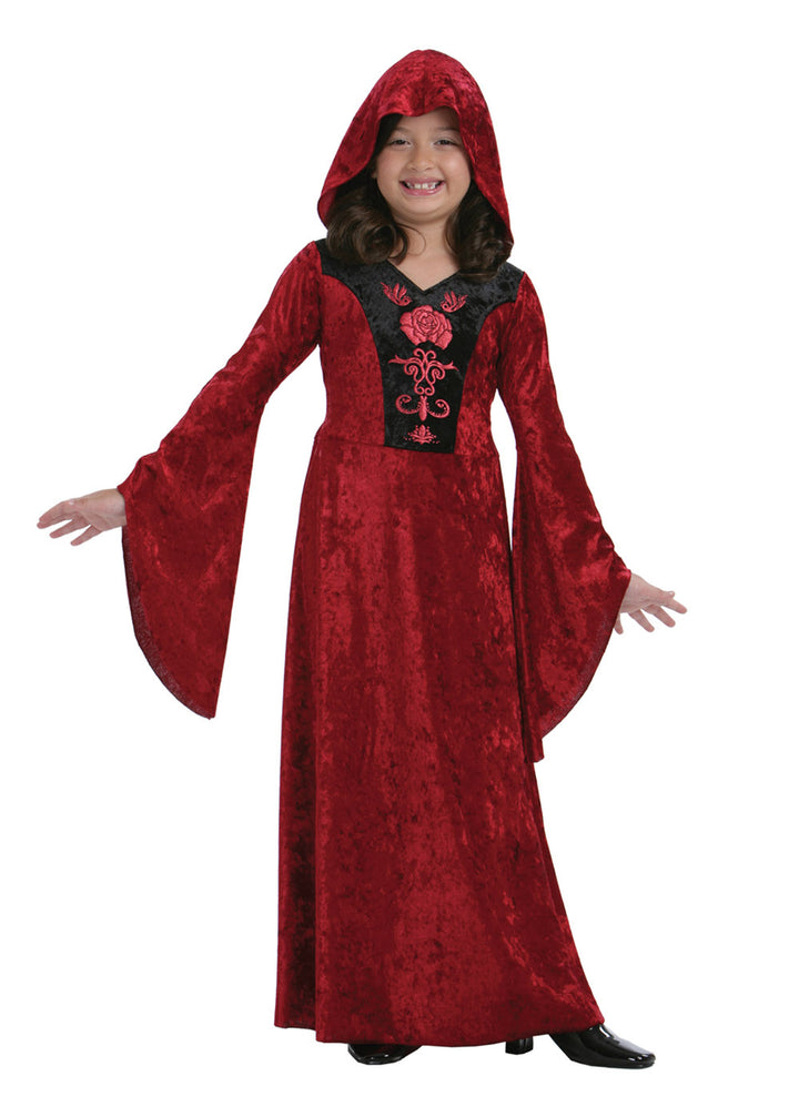 Gothic Vampiress Girls Halloween Costume