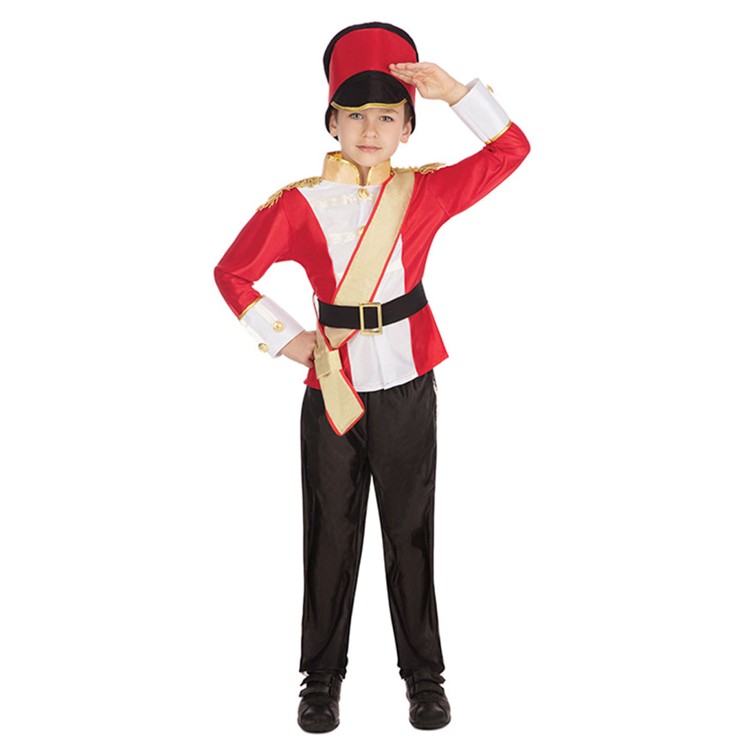 Boys Toy Soldier Christmas Nutcracker Fancy Dress Costume