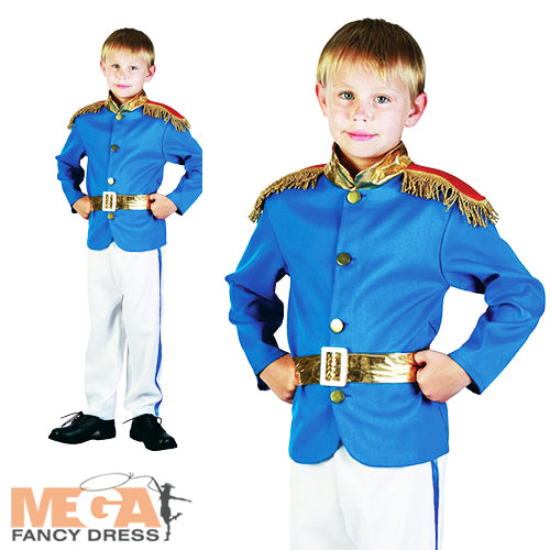 Boys Prince Uniform Royal Prince William Fancy Dress Costume