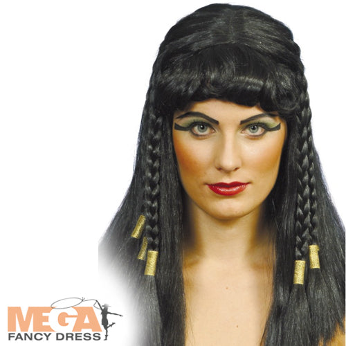 Cleopatra Egyptian Braided Wig Historical Costume Accessory