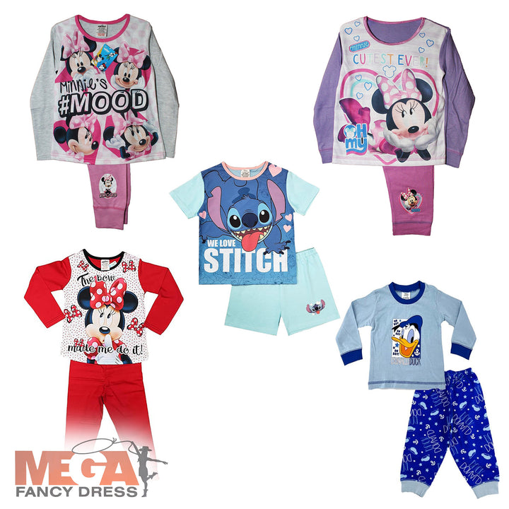 Official Disney Girls Character Pyjamas