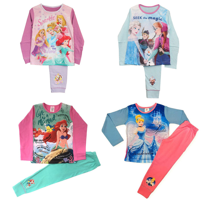 Girls Disney Princess Pyjamas