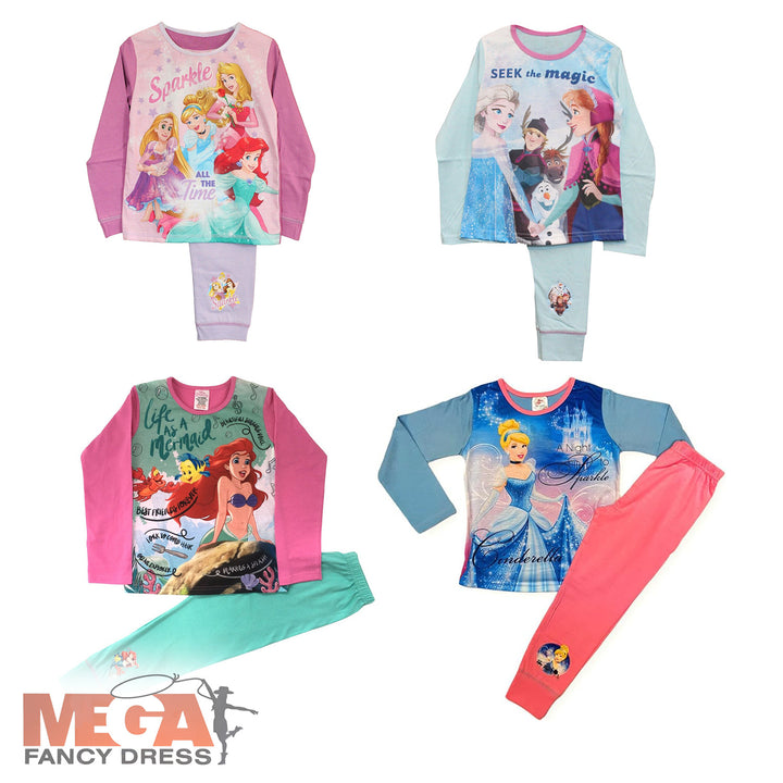 Girls Disney Princess Pyjamas