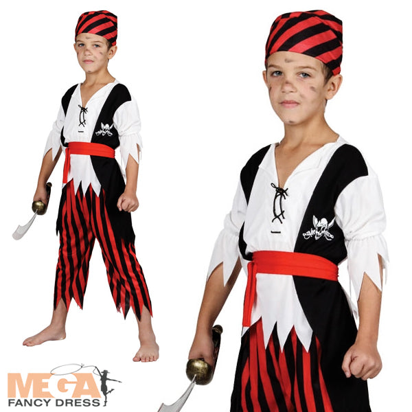 Boys Shipwreck Pirate Adventure Costume