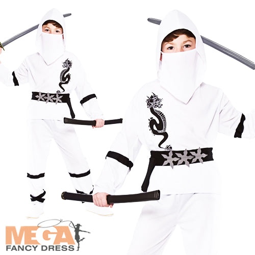 White Power Ninja Warrior Costume