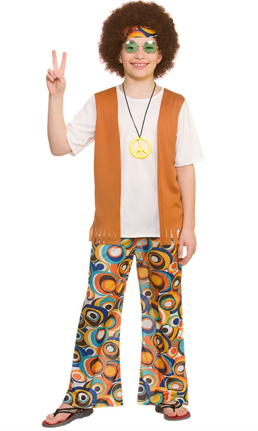 Cool Hippie Boys Retro Costume