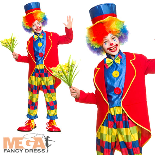 Circus Clown Kids Entertainment Costume