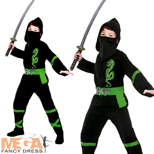 Green Power Ninja Warrior Costume