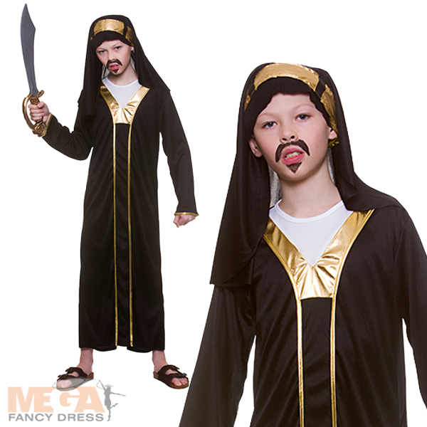 Boys Sultan Middle Eastern Fancy Dress Costume