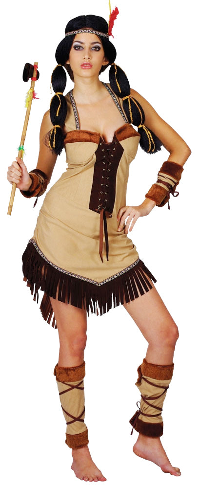 Red Indian Princess Native American Costume