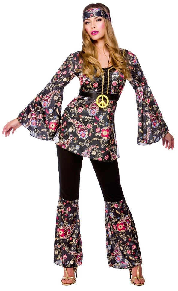 Peace Loving Hippie 60s Retro Costume