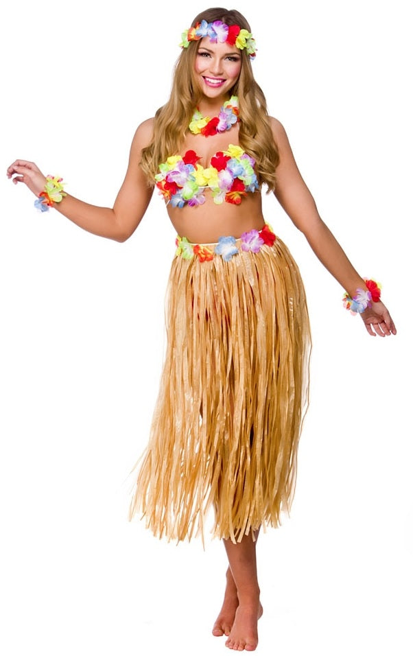 Hawaiian Party Girl Costume Tropical Outfit