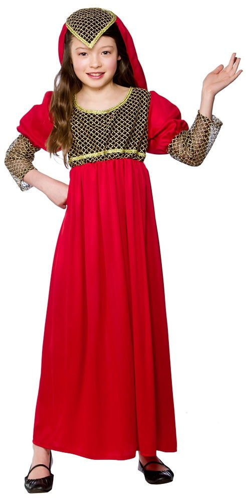 Girls Juliet Medieval Shakespeare Book Week Costume