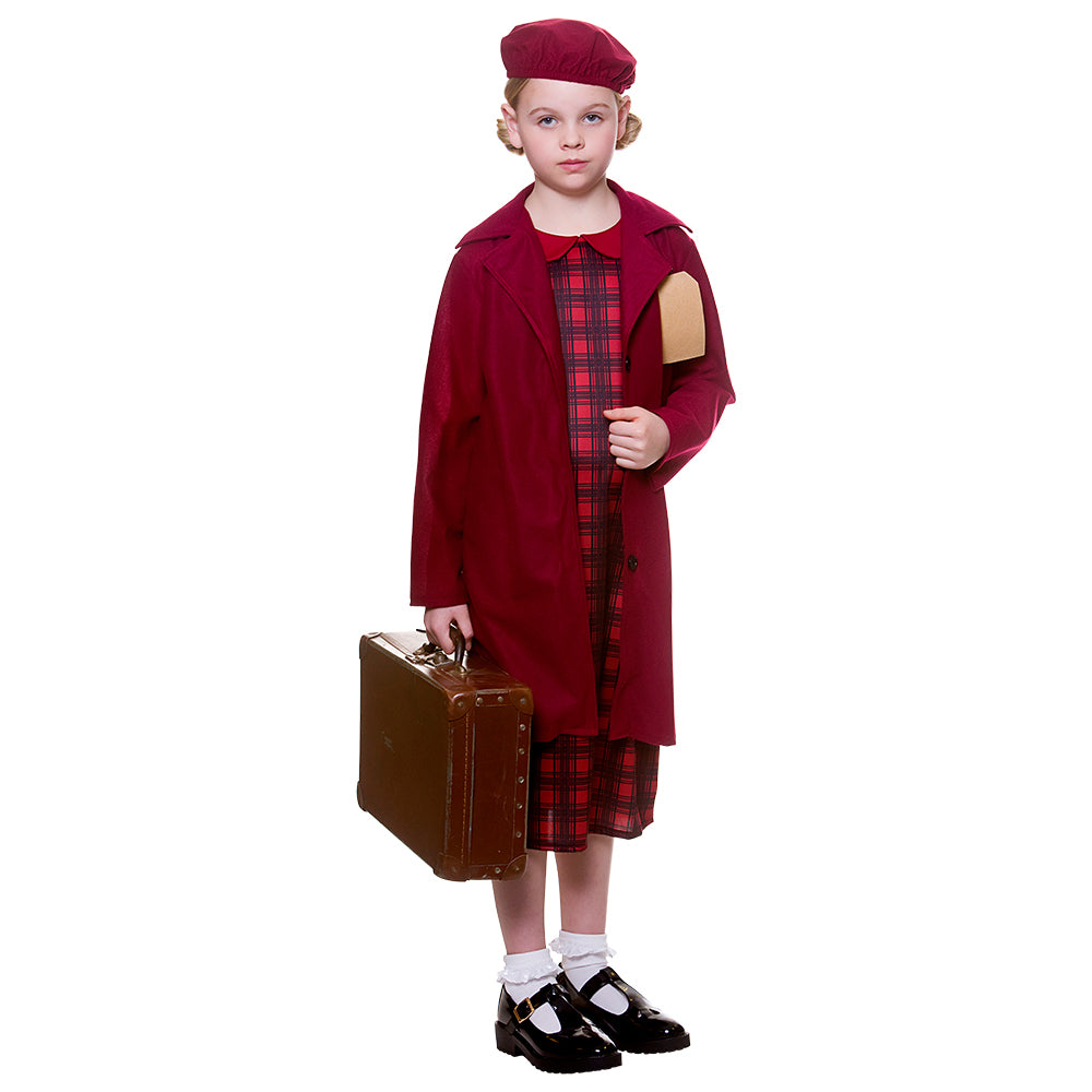 Girls Evacuee World War II Book Day Costume