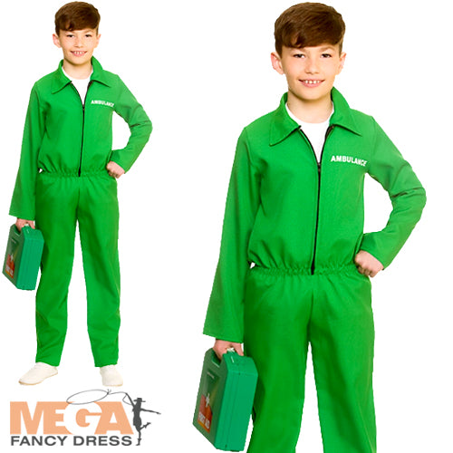 Paramedic Medical Kids Costume