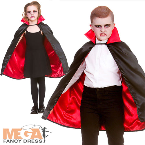 Kids Super Deluxe Vampire Costume Cape